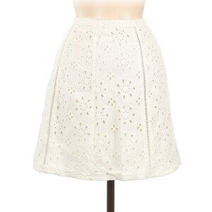 Hollister White Eyelet Lace Mini Skirt | Size 7 | NWT